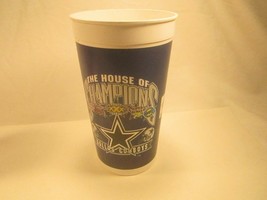 32 oz Plastic Cup Tumbler DALLAS COWBOYS Superbowl XXX Champions [Y4] - $13.44