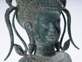 Antico Khmer Stile Bronzo Angkor Wat Apsara Torso O Angelo Statua - 52cm/53.3cm - £576.55 GBP