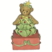 Cherished Teddies 4009188 O Christmas Tree Girl Figurine Avon Exculsive 2007 - £28.52 GBP