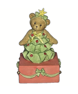 Cherished Teddies 4009188 O Christmas Tree Girl Figurine Avon Exculsive ... - £28.31 GBP