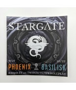 TPK Roleplay Stargate Promo Sticker RPG Phoenix Basilisk - $183.57 MXN