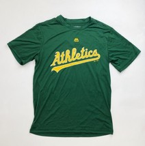 Majestic MLB Oakland Athletics Evolution Tee Pick Your Number Youth M L Green - $6.00