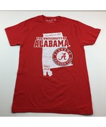 The Victory University Of Alabama Crimson Tide Red T-Shirt Size Small - £19.74 GBP