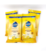 LOT of 4 Pledge Beautify It Enhancing Wipes 24 ct Packs Lemon Scent NEW - $918.84 MXN