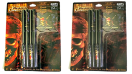 3 Packs Vintage Disney Pirates of the Caribbean Pirate Flag Pencils NEW ... - $8.95