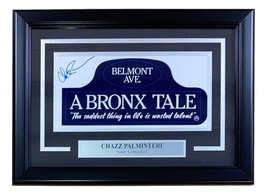 Chazz Palminteri Signed Framed 6x12 A Bronx Tale Sign Photo Steiner Hologram - £106.34 GBP