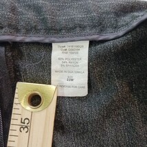 Back Zipper Women's Gray Skirt With Stripes Plus Size 22W Measured (42×27) image 3