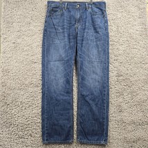 Levis 559 Jeans Mens 36x34 Blue Relaxed Straight Medium Wash Denim Skater - $29.65