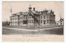 North Side High School Corning New York 1906 postcard - $5.94