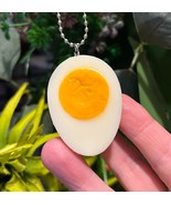 Handmade HARD BOILED EGG BAUBLE car HANGING decoration XMAS tree UNIQUE ... - £11.30 GBP