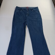 Smith's High Rise Bootcut Women's Size 16 Blue Denim Jeans Measured (34x30) image 13