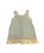 Vintage Effanbee Patsy Doll Dress Clothes Blue Lace Button Cotton - $917.28 MXN