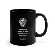 Emil Cioran Mug Music Is The Refuge Of Souls Ulcerated By Happiness Blac... - £15.63 GBP