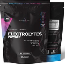 Livingood Daily Electrolyte Powder, Strawberry Lemonade - Sugar-Free Electrolyte - £43.95 GBP