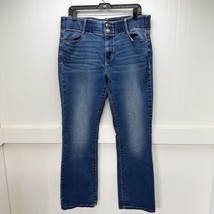 Apt 9 Jeans Womens 16 Bootcut Tummy Control Blue Stretch Denim Comfort Cowboy - £27.64 GBP