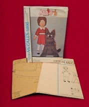 McCall&#39;s 5898 Little Orphan Annie Doll &amp; Sandy Dog Doll Pattern Vtg 1977 Un-Cut - £15.63 GBP