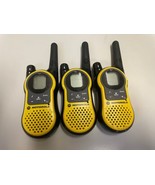 Motorola MH230R Yellow Wireless 2-Way Radio Walkie Talkie Lot 3 Please R... - $15.79