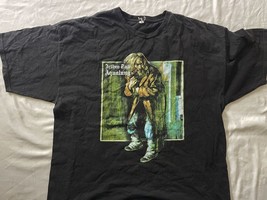 Jethro Tull Official Aqualung Concert Tour Dates Cities Black T-Shirt Si... - $24.24