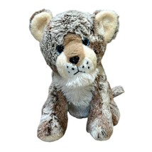 Walmart Snow Leopard Plush Spotted Gray Beige Stuffed Animal 10 Inch Soft Toy - $16.29