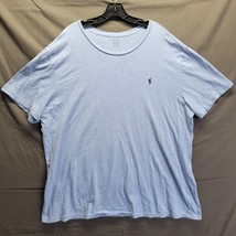 Polo Ralph Lauren Men&#39;s T-shirt - XXL   - Light Blue - $14.49