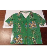 Island Heritage 1999 Hawaiian Shirt T Shirt Card w Envelope Green Golfer... - £10.59 GBP