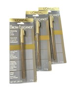 3X L&#39;OREAL BROW ELEGANCE ENHANCING ENHANCING BROW LINER / TAUPE / .04 OZ. - $740.38 MXN
