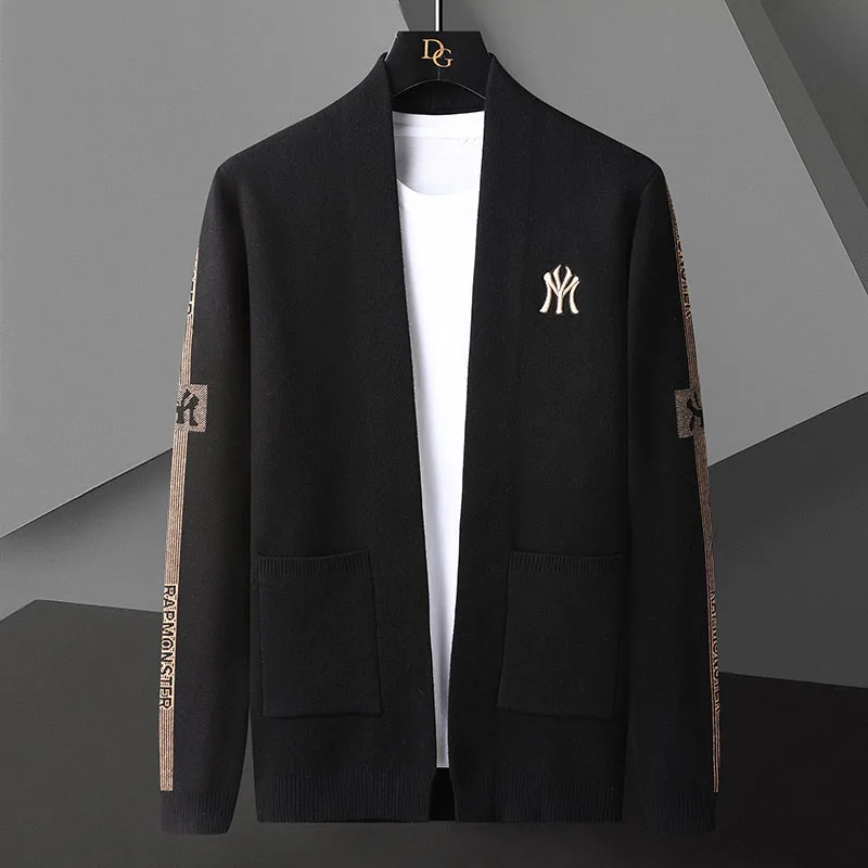 High end  Embroidery  Cardigan Men&#39;s Spring and Autumn New    Shawl Coat... - £160.30 GBP