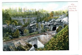 View in Nay Aug Park Undivided Back Postcard Scranton Pennsylvania - £8.69 GBP