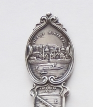 Collector Souvenir Spoon Canada Quebec Montreal Front Back Landmarks Sterling - £80.36 GBP