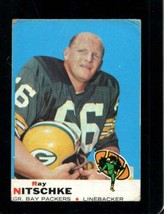 1969 Topps #55 Ray Nitschke Fair Packers Hof *AZ2579 - £4.22 GBP