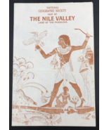 VTG 1965 The Nile Valley Land of the Pharaohs National Geographic Map 19... - $9.49