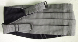 New Polo Ralph Lauren Cummerbund L Xl Houndstooth Silk Handmade Italy $110 Nwt - £48.79 GBP