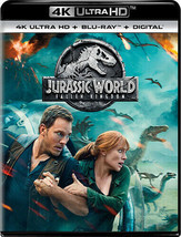 Jurassic World Fallen Kingdom 4K Uhd +Blu-ray/Digital New Resealed No Slipcover - £7.39 GBP