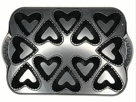 Nordic Ware Heartlette Heart Tartlette Dessert Pan - £15.63 GBP