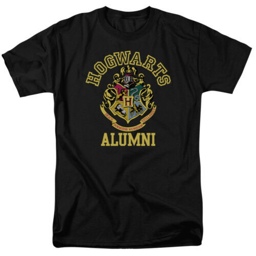 Primary image for Harry Potter Hogwarts School of Wizardry Logo Alumni T-Shirt NEW UNWORN