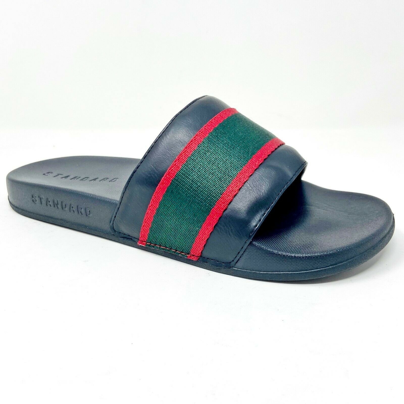 STNDRD Standard Los Angeles Monaco Black Green Red Mens Sandals