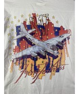 Vintage D-Day T Shirt Single Stitch Tee B-17 Flying Fortress Men’s XL US... - £23.64 GBP