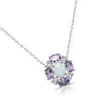 Sterling Silver Simulated or Genuine Gemstones - $146.49