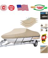 Universal Trailerable Boat Cover - Fits 14&#39;-16&#39; V-Hull, Fishing &amp; Runabo... - $128.68 CAD