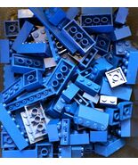Lego 150 piece Blue Lego lot full of bricks, blocks Variety of Sizes Legos - $238.26 MXN