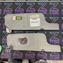 98-03 F150 SUN VISORS Right Left Visor Ford XL Pair Grey Gray - $64.95