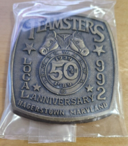 Teamsters Union Local 992 Hagerstown Maryland 50th Anniversary Brass Bel... - £20.34 GBP