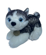 Miyoni by Aurora Siberian Husky Puppy Dog Wolf Plush 9&quot; Stuffed Animal N... - $212.12 MXN
