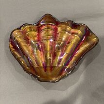 Clam Dish Shell Iridescent Bronze Trinket Candy Bowl 7.5” - $19.80