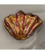 Clam Dish Shell Iridescent Bronze Trinket Candy Bowl 7.5” - $19.80