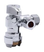 SharkBite 1/2 x 3/8 Inch Compression Dual Outlet Angle Stop Valve, Quart... - €24,67 EUR