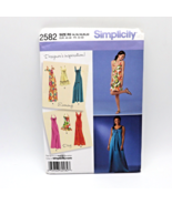 Simplicity Pattern 2582 Misses Summer Dresses in 3 Lengths Petite SZ 14-... - $7.00