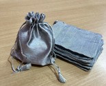 Bolsa de joyería de seda cruda de 10 piezas, bolsa con cordón de borlas,... - $15.33