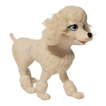 Vintage French White Poodle Dog Toy Figure  Adorable Rare Well Loved - £7.83 GBP