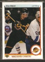 Vancouver Canucks Gino Odjick RC Rookie Card 1990 Upper Deck #518 - £0.39 GBP